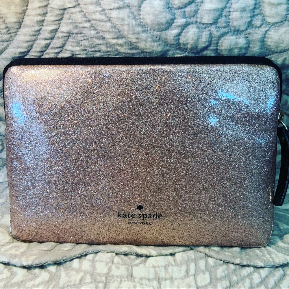 - Mini iPad Pink Kate Spade carry case be dazzled ♠️